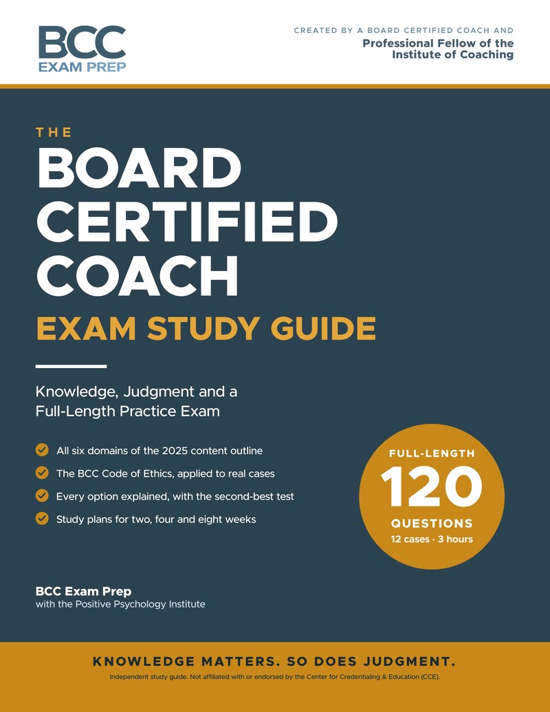 Cover of The Board Certified Coach Exam Study Guide